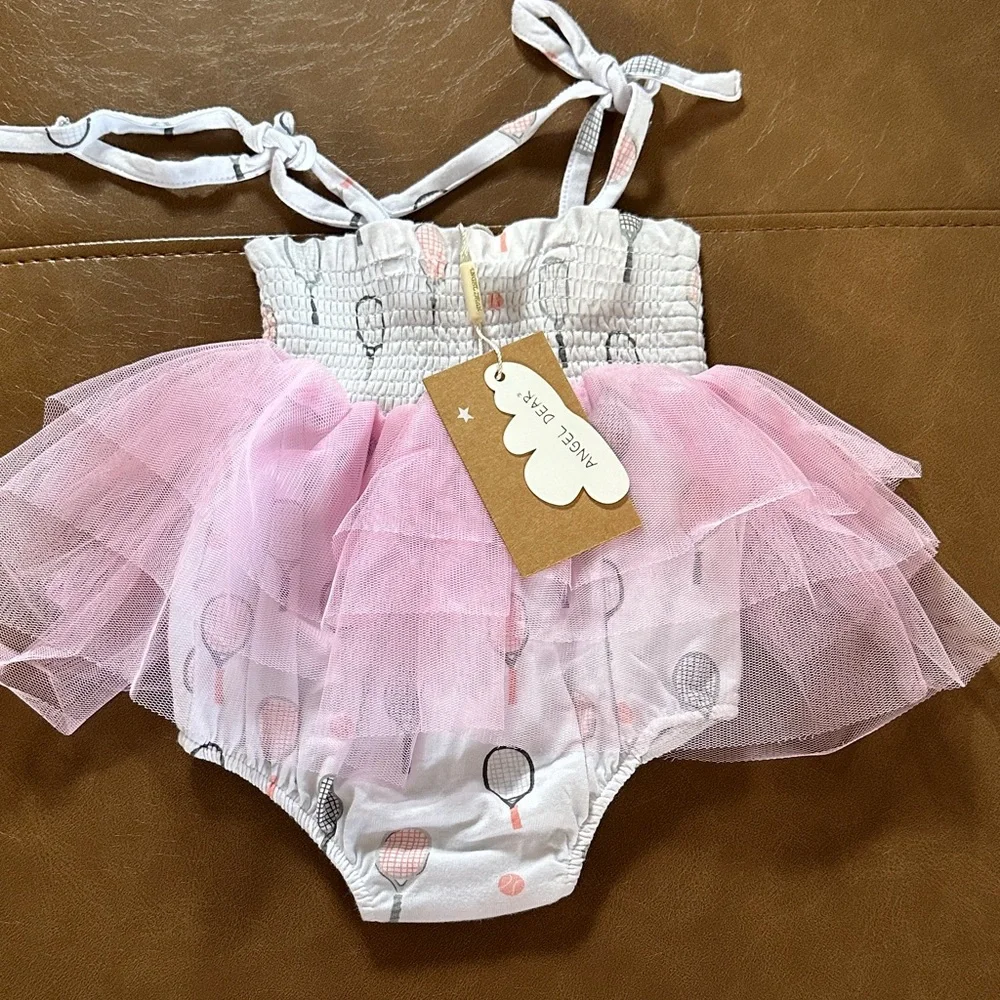 Angel Dear Tennis Pink Tutu Bubble